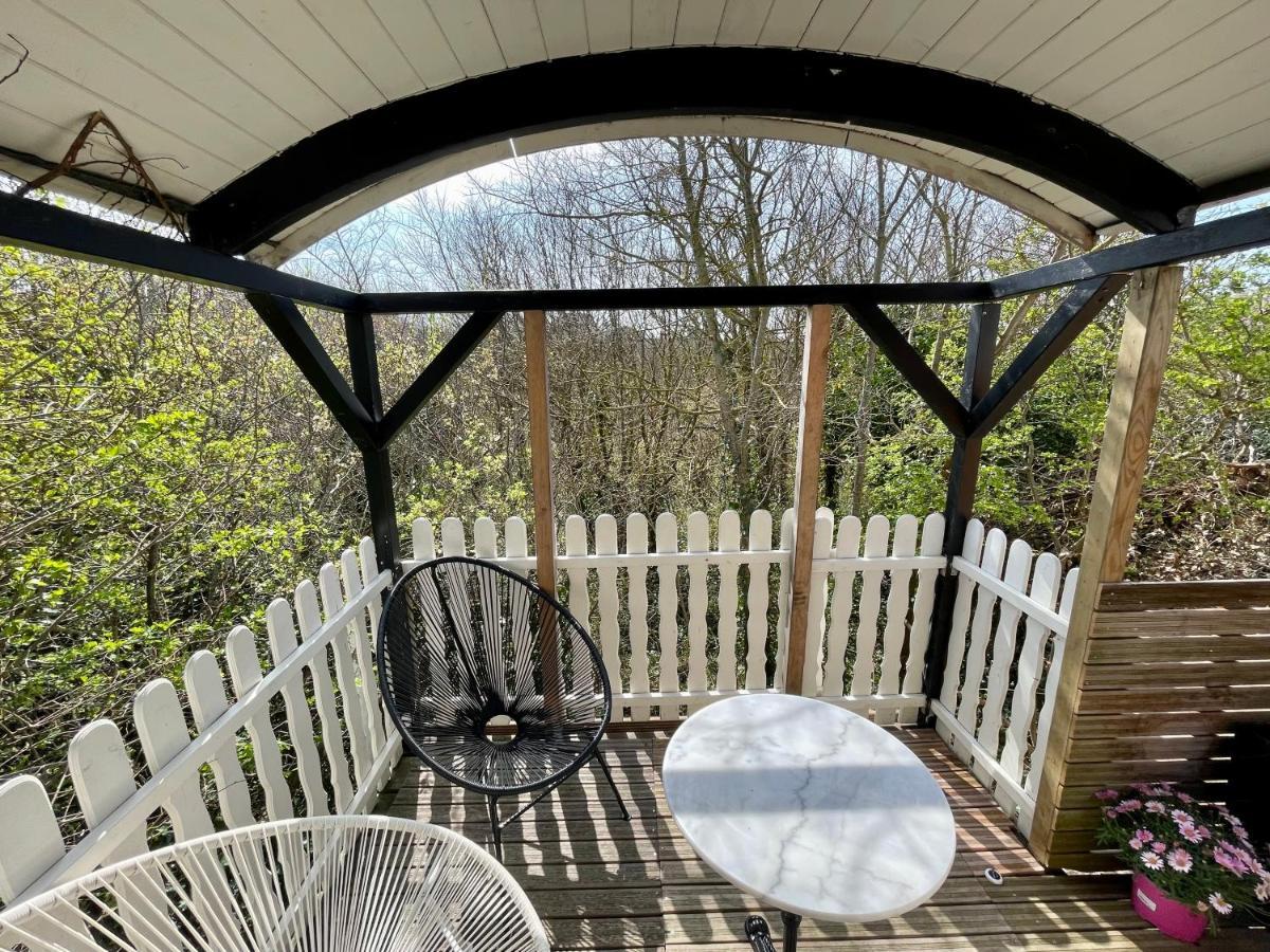 Pipowagen aan zee Appartement Bergen aan Zee Buitenkant foto